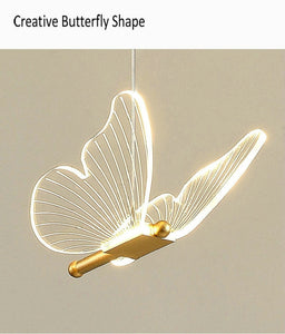 New Butterfly Nordic Pendant Lights Lamp