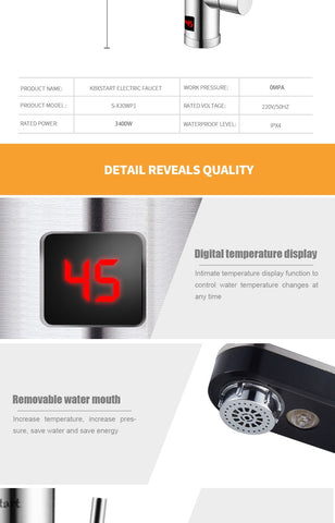 Image of Instant Water Heater Faucet