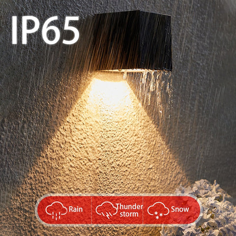 Image of LED Wall Lamp Solar Light Sunlight Sensor IP65 Waterproof