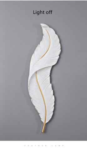 Image of Led Feather Wall Lamp