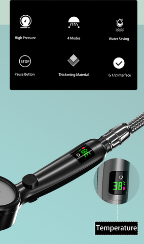 Image of Temperature Display Shower Head On Sale
