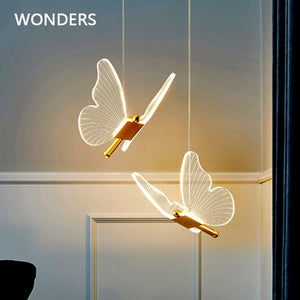 New Butterfly Nordic Pendant Lights Lamp