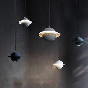 Saturn Planet Chandelier