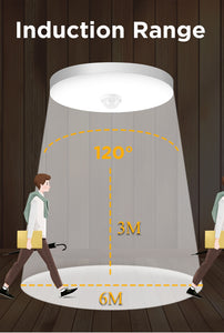Modern LED Ceiling Lights PIR Motion Sensor Ceiling Lamps