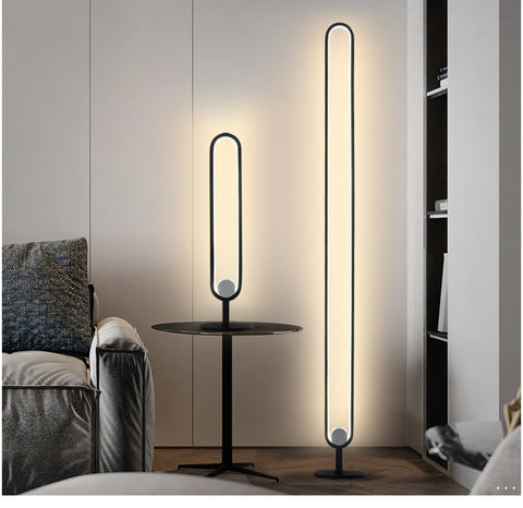 Image of Modern Remote Control U Shape Floor Led Lamp