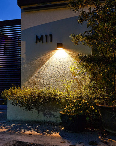 Image of LED Wall Lamp Solar Light Sunlight Sensor IP65 Waterproof