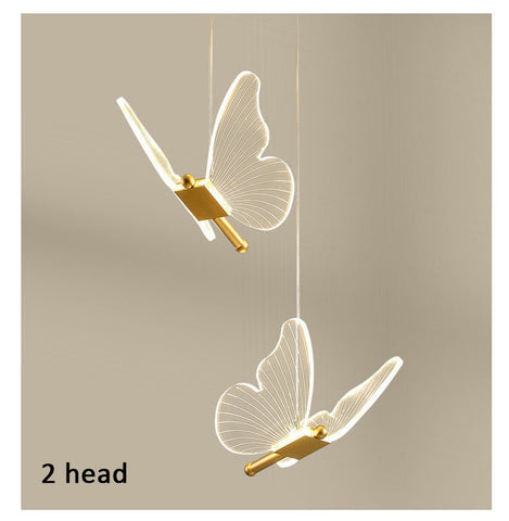 Image of New Butterfly Nordic Pendant Lights Lamp