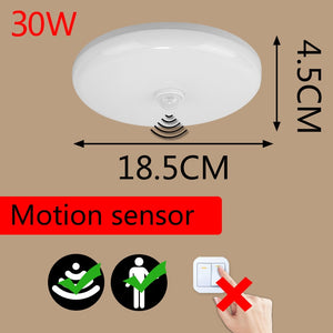 Modern LED Ceiling Lights PIR Motion Sensor Ceiling Lamps