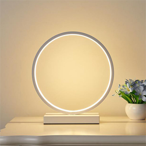 Image of Modern Minimalist Table Lamp Bedroom Bedside Romantic Warm Nightstand Lamp