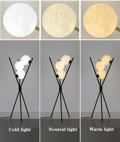 Image of 3D Printing Moon Floor Lamp