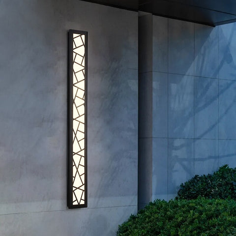 Image of Waterproof Outdoor Aluminum Wall Tall LED Lamp IP65
