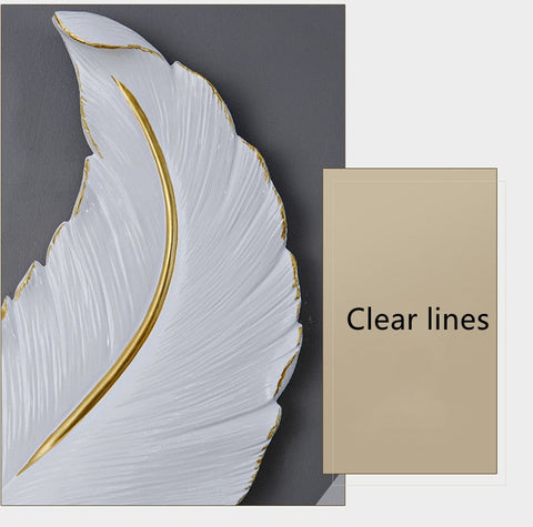 Image of Led Feather Wall Lamp