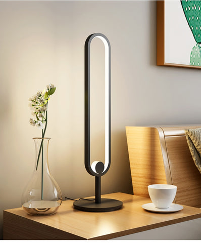 Image of Modern Remote Control U Shape Floor Led Lamp