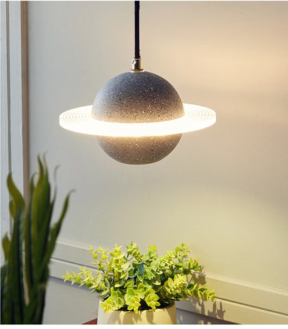 Image of Saturn Planet Chandelier