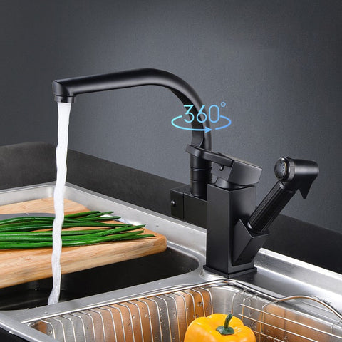 Image of Kitchen Sink Faucet Flexible Pull Out on Sale