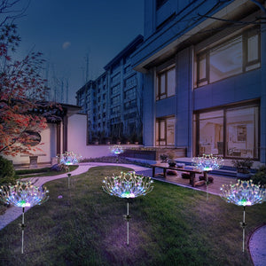 Garden Solar Firework Waterproof LED Lights