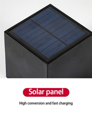 Image of LED Wall Lamp Solar Light Sunlight Sensor IP65 Waterproof