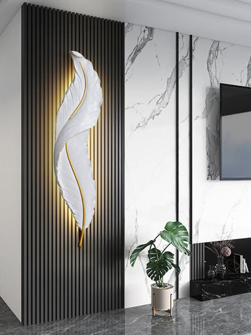 Image of Led Feather Wall Lamp