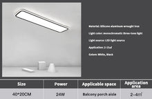 Load image into Gallery viewer, Aisle Balcony Corridor Porch Nordic Led Ceiling Lamp Lights