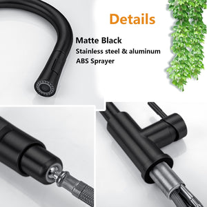 Kitchen Sensor Faucet Pull Out With Touch Tap Sensor Stainless Steel