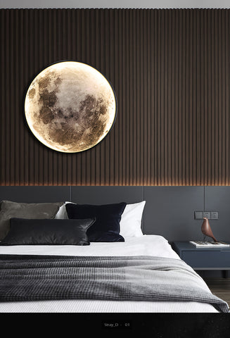 Image of New Universal Moon Bedroom Wall Lamp