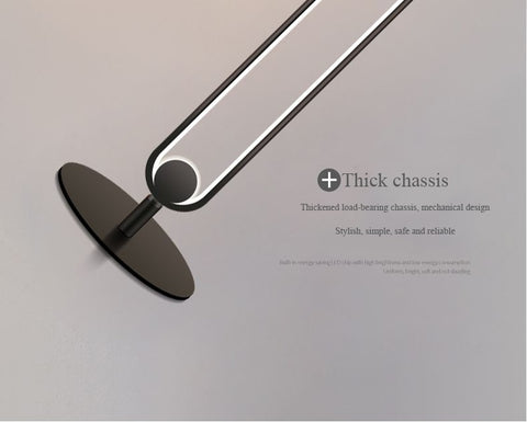 Image of Modern Remote Control U Shape Floor Led Lamp