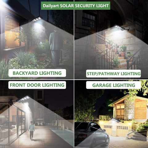 Image of Solar Street Outdoor Light Lamp Panel With Remote Control