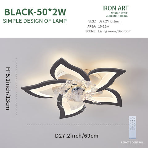 Image of Modern Ceiling Fan with Led Light