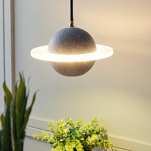 Image of Saturn Planet Chandelier
