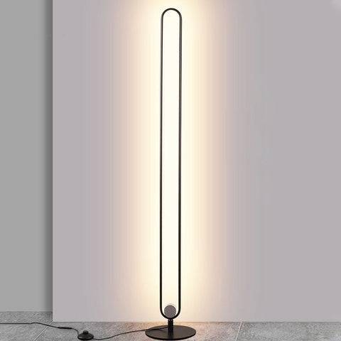 Image of Modern Remote Control U Shape Floor Led Lamp