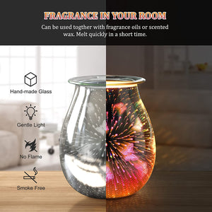 3D Firework Lamp and Oil Burner