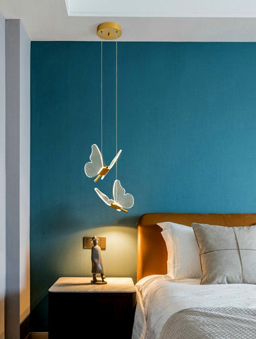 Image of New Butterfly Nordic Pendant Lights Lamp