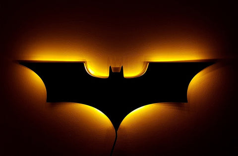 Image of Batman LED Wall Light with Wireless Remote Control and Color Change