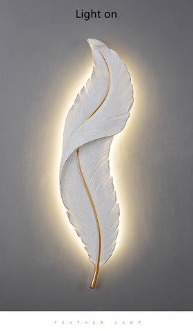 Image of Led Feather Wall Lamp