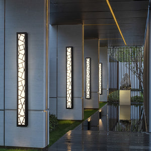 Waterproof Outdoor Aluminum Wall Tall LED Lamp IP65