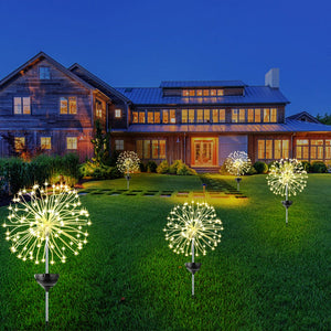 Garden Solar Firework Waterproof LED Lights