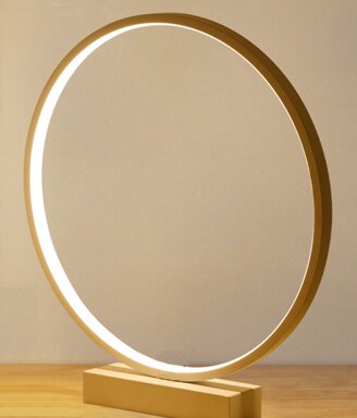 Image of Modern Minimalist Table Lamp Bedroom Bedside Romantic Warm Nightstand Lamp