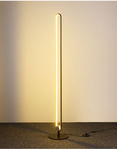 Modern Remote Control U Shape Floor Led Lamp