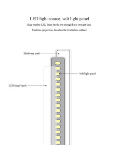 Modern Remote Control U Shape Floor Led Lamp