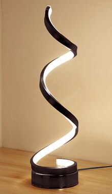 Image of Modern Minimalist Table Lamp Bedroom Bedside Romantic Warm Nightstand Lamp