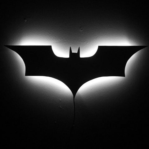 Image of Batman LED Wall Light with Wireless Remote Control and Color Change