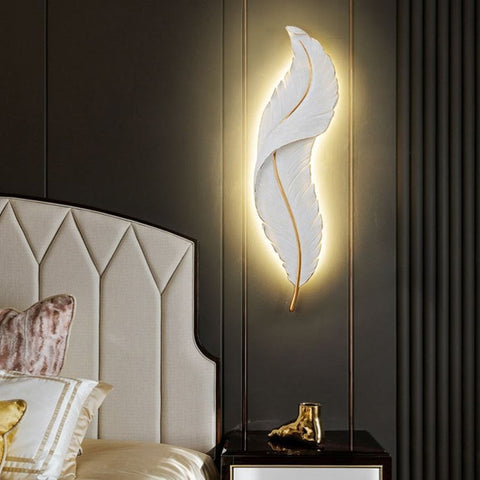 Image of Led Feather Wall Lamp