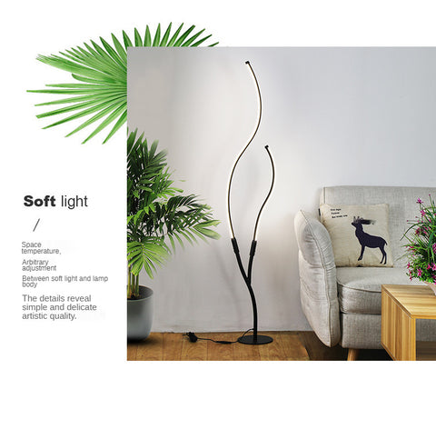 Image of Modern Tree Led Floor Lamp