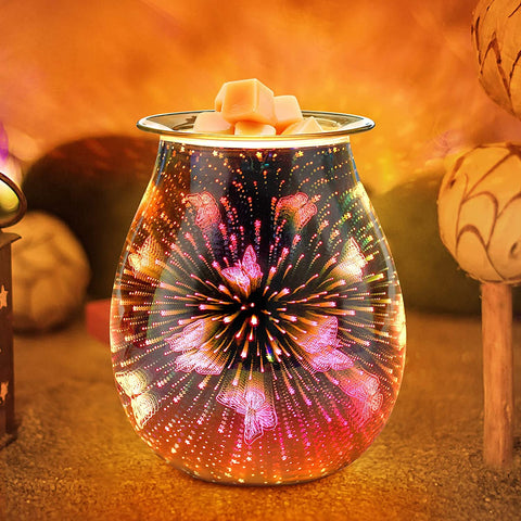 Image of 3D Firework Lamp and Oil Burner