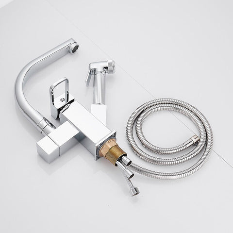 Image of Kitchen Sink Faucet Flexible Pull Out on Sale