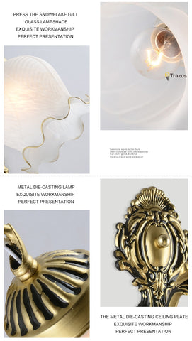 Image of Retro Led Wall Lamps For Bedroom Bedside
