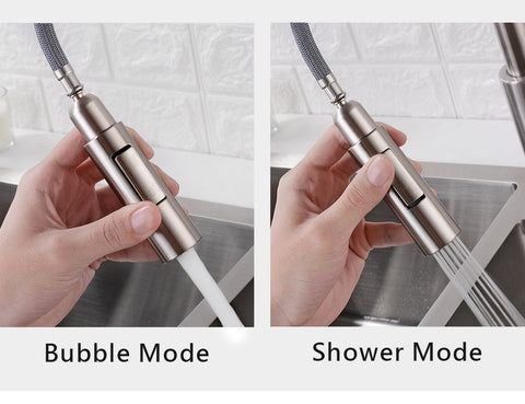 Image of Sensor Kitchen Faucet Stainless Steel With Pull-Out Faucet