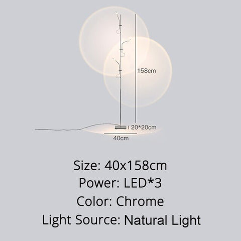 Image of Luxury Nordic LED Floor Lamp - Sunset Floor Lamp