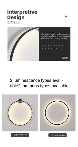 Image of Minimalist Nordic Wall Lamp on Sale