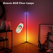 Load image into Gallery viewer, Remote Control RGB Corner Floor Lamp